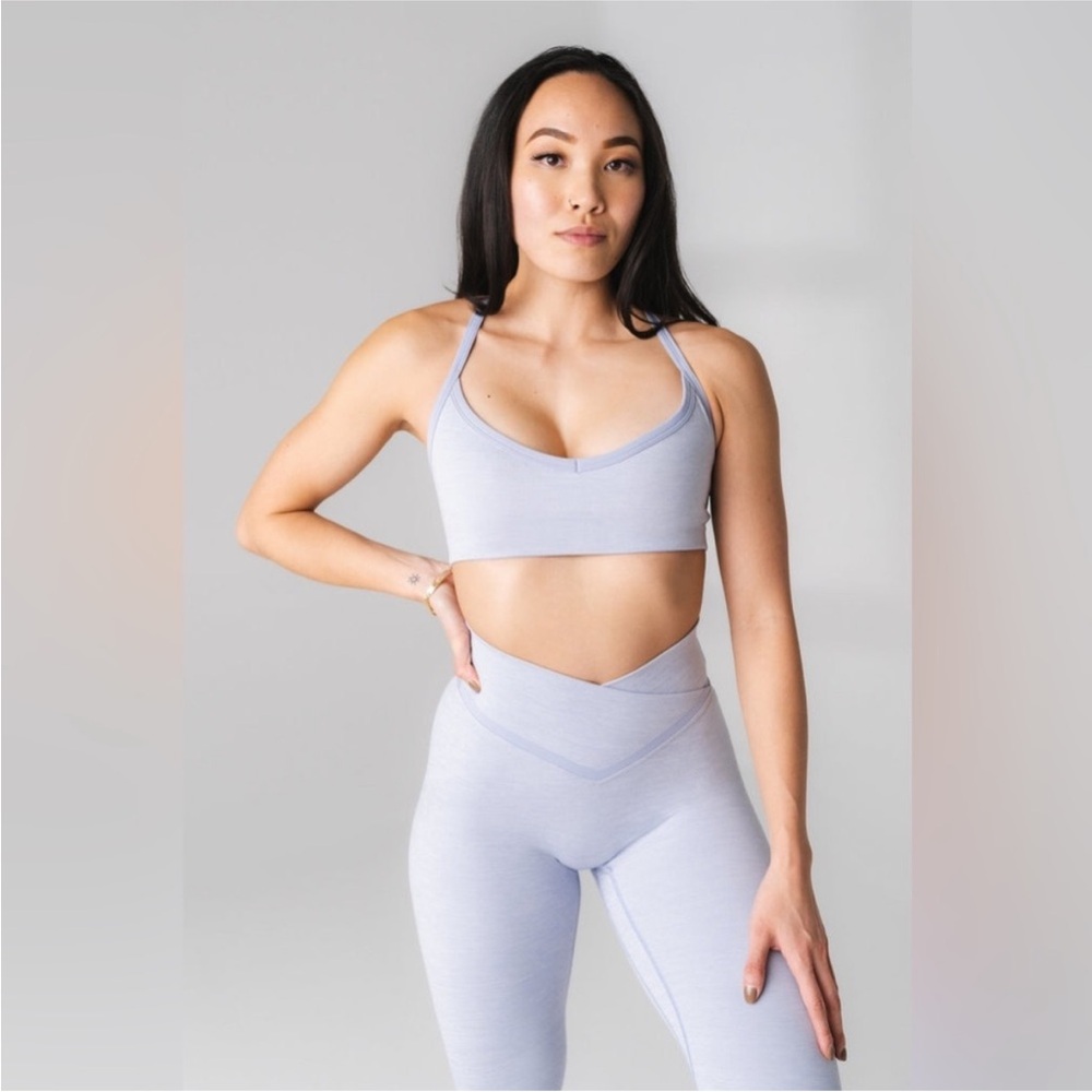 Vitality lilac sports bra and legging set